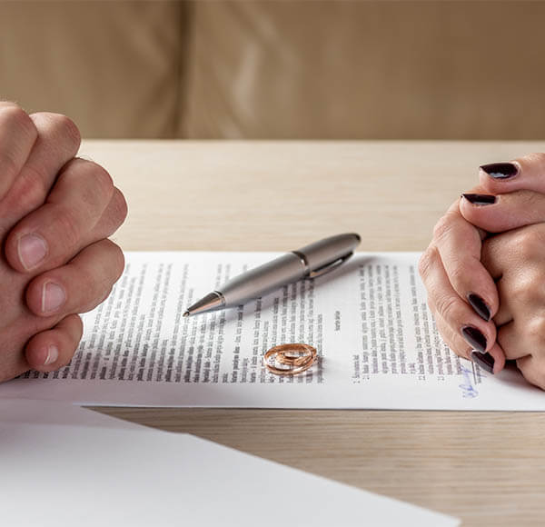 divorce filing paperwork los angles